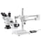 Amscope 3.5X-45X Trinocular Boom-Arm Stereo Microscope, 144-LED Multi-Zone Ring Light, 5MP USB 3 Camera SM-4TX-144A-5M3 - alternate 1